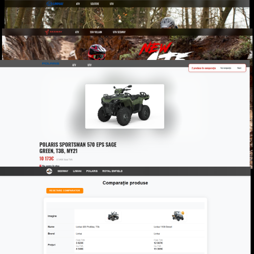Site de vanzari ATV-moto